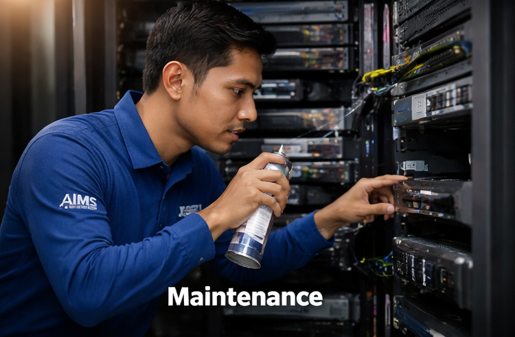 Technician work