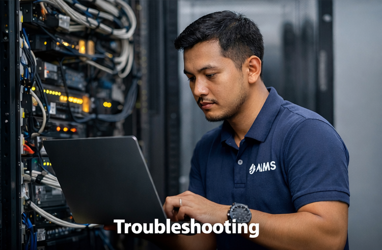 Technician work